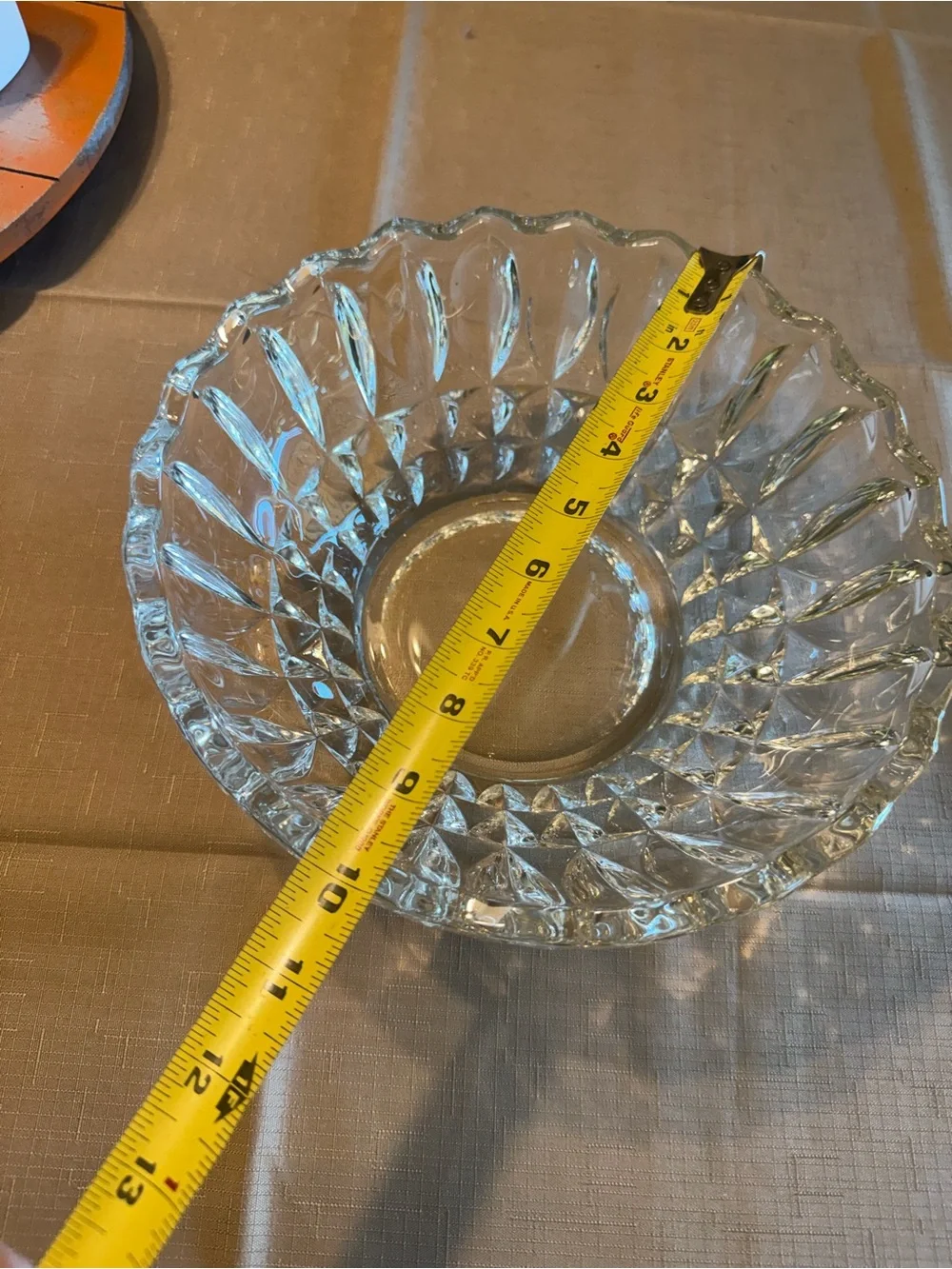 Indiana Glass 10” Lotus Blossom Bowl